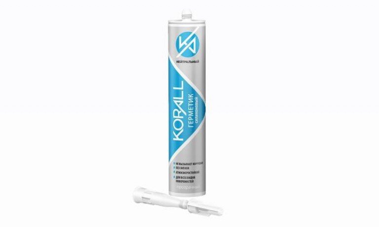 Нейтральный силиконовый герметик KORALL 280ml